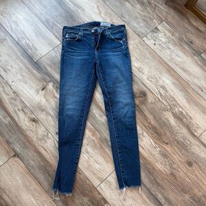 AG Adriano Goldschmied Blue Skinny Jeans